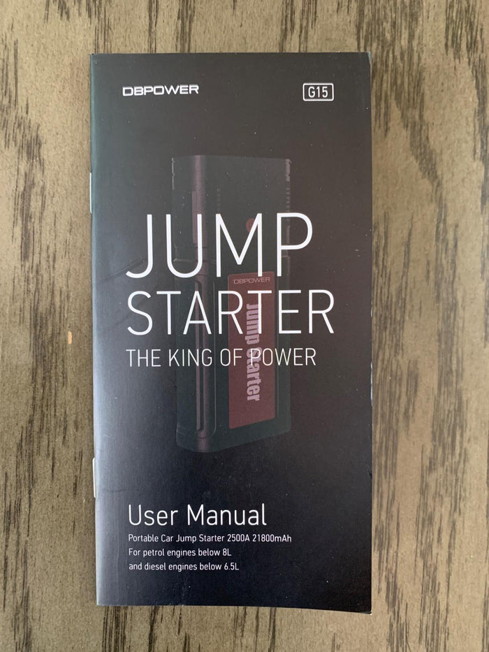 A6142, Car Battery Jump Starter 2500A 21800mAh power bank Jumper &