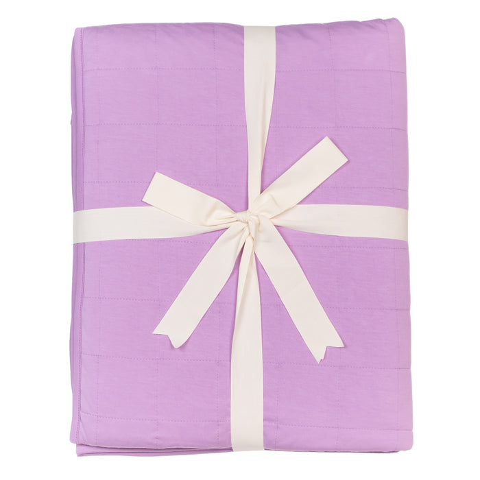 Purple Adult Quilted Blanket in Poi 1.0