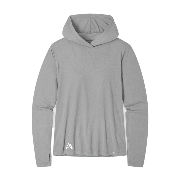 AllTrails x Stio Women's Divide Hooded Pullover - Moon Dust Heather Midlayer Stio