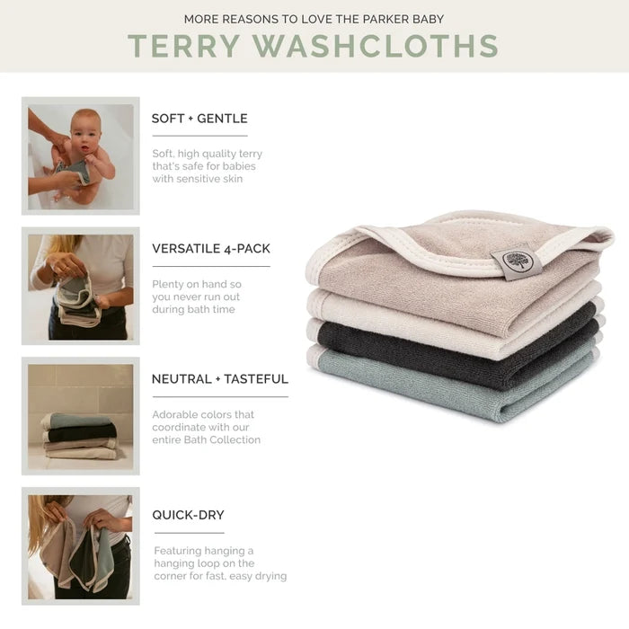 Baby Terry Cloth Washcloths