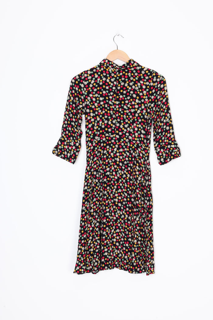 Cath Kidston Womens Black Dress Size 8