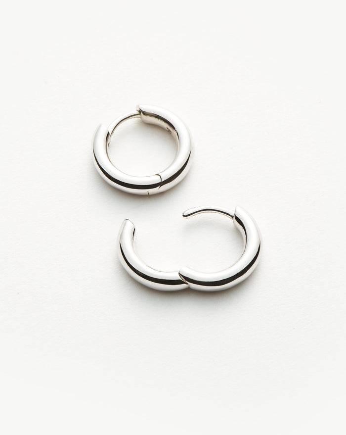 Classic Tunnel Mini Hoop Earrings | Sterling Silver Earrings Missoma