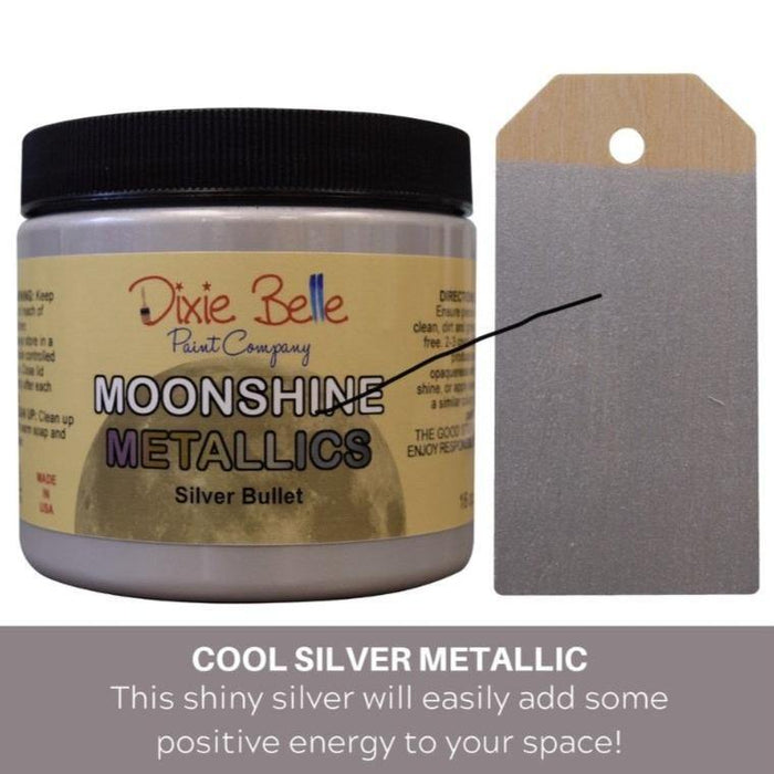 Dixie Belle Moonshine Metallics Silver Bullet - Create With 614
