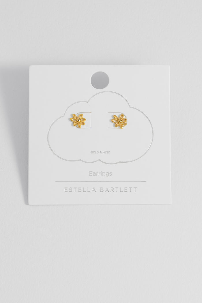 Doodle Flower Stud Earrings