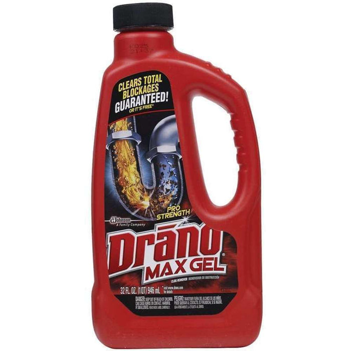 Drano Max Gel Clog Remover 32oz 946ml