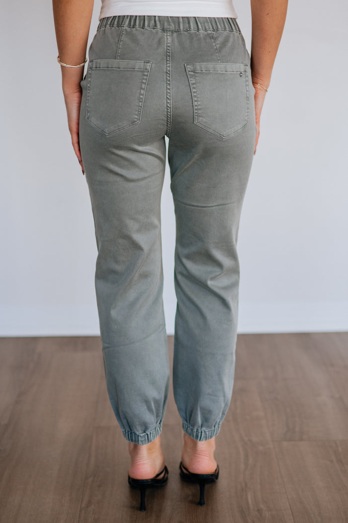 Drea Mica Joggers - Dusty Sage
