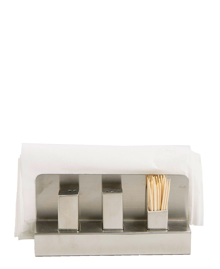 Kitchen Life 3 Piece Holder - Silver