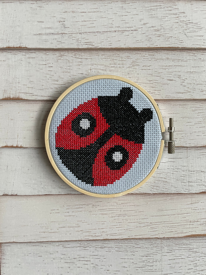 Ladybug Counted Cross Stitch Kit