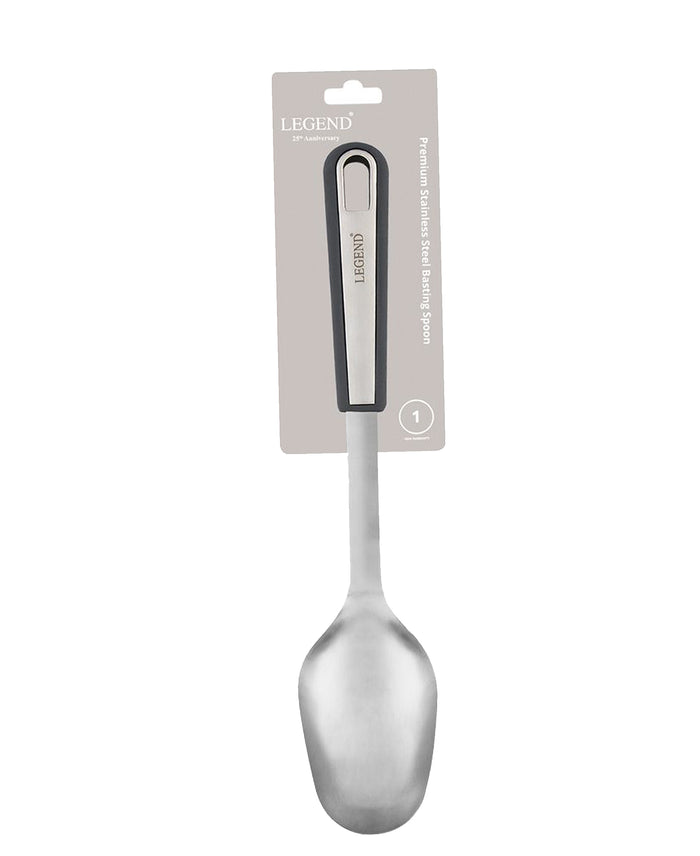 Legend Premium Stainless Steel Basting Spoon - Silver
