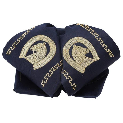 Moño Charro White Diamond color negro – accesorio formal de charrería