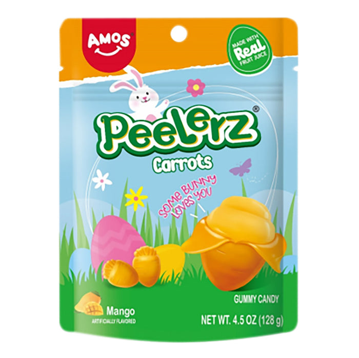 Peelerz Gummy Carrot Candy Bags - 12 Count