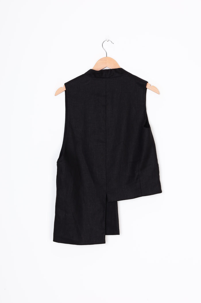 Repertoire Womens Black Vest Size 10