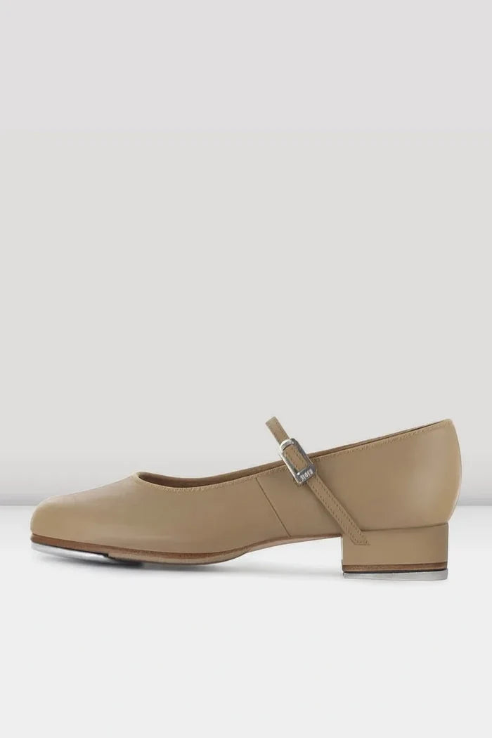 S0302L-Ladies Tap-On Leather Tap Shoes