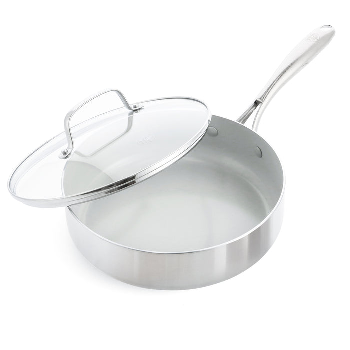 Stainless Pro 3.75-Quart Sauté Pan with Lid