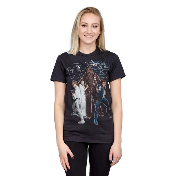 Star Wars Chewie and The Gang T-shirt-tvso