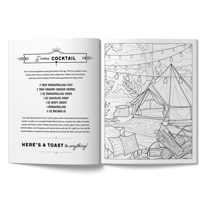 The Creative Drinker Coloring Book Brass Monkey