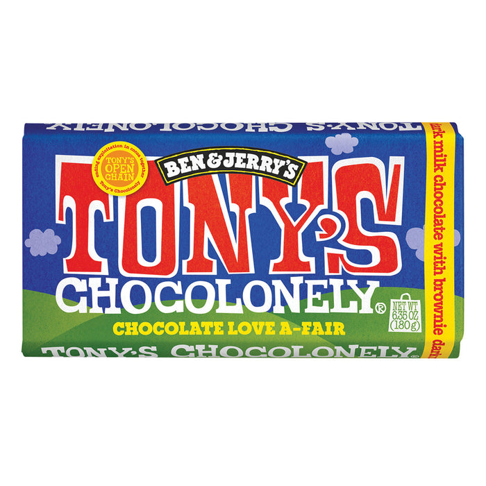 Tony's Chocolonely Love A Fair Candy Bar - 15 Count