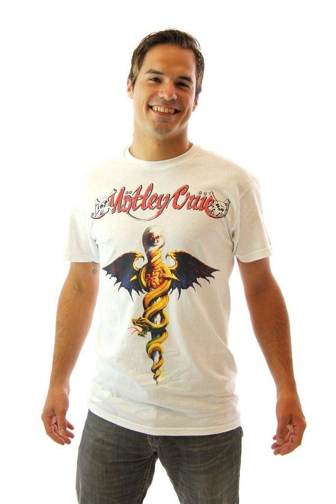 Wayne's World Motley Crue Band Logo t-shirt tee-tvso