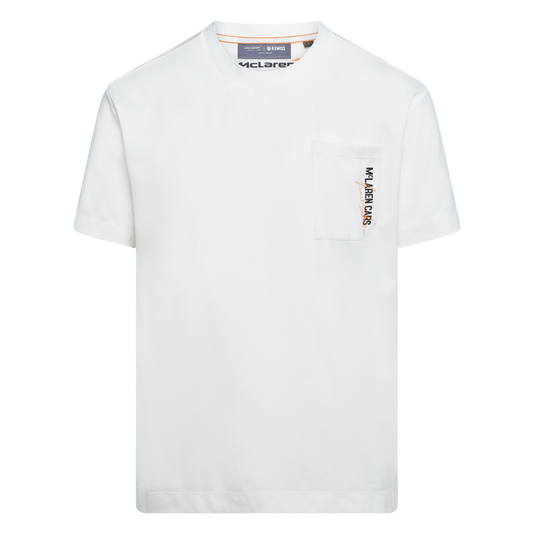109355-156 | MCLAREN F1 TEAM CARS POCKET TEE | WHITE