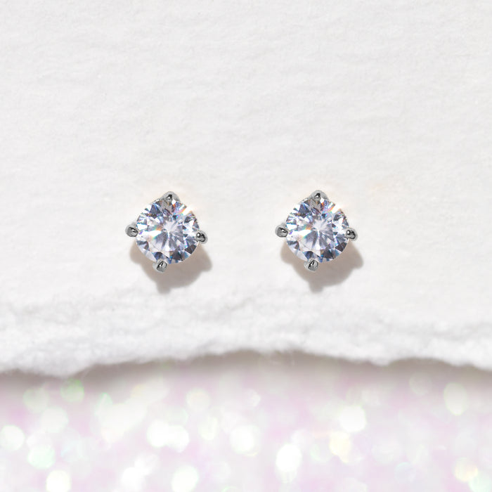 14k Solid Gold Perfect Mini Stud Earrings