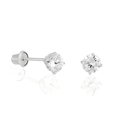 14k Solid Gold Perfect Stud Earrings