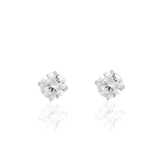 14k Solid Gold Perfect Stud Earrings