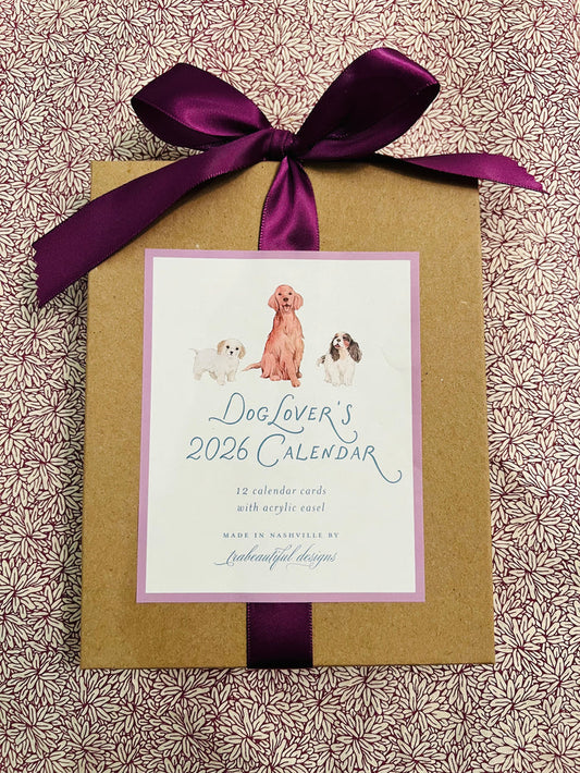 2026 Dog Lover's Desk Calendar