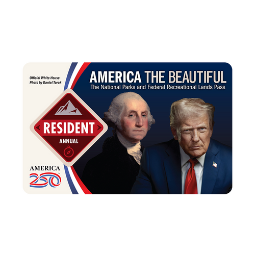 2026 National Parks Resident Annual Pass Gift Card USGS