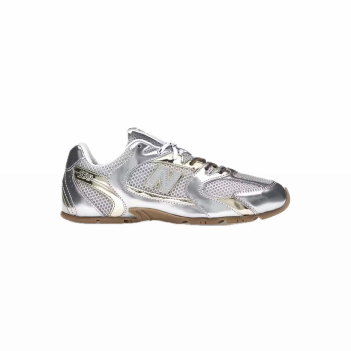 New Balance 530 Miu Miu silver gold