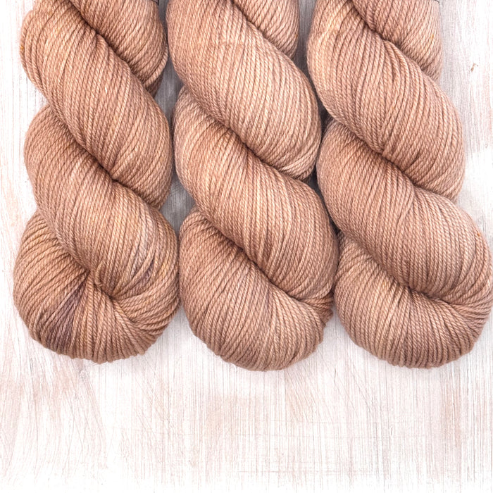 *RESTOCKED* Oak- 100% American Superwash Merino Rose Sport