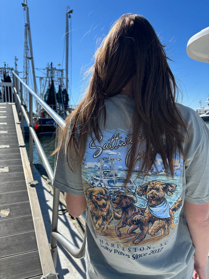 SALTY PAWS TEE