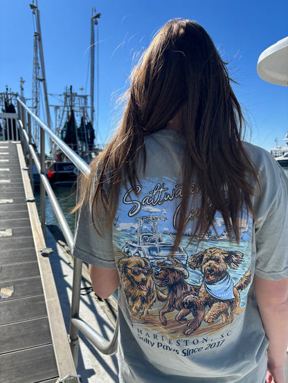 SALTY PAWS TEE