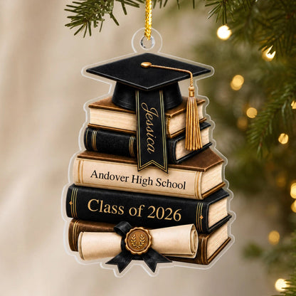 "A Meaningful Gift For The Journey Ahead" – Personalized Acrylic Ornament | Graduation Gift For Class Of 2026/2027