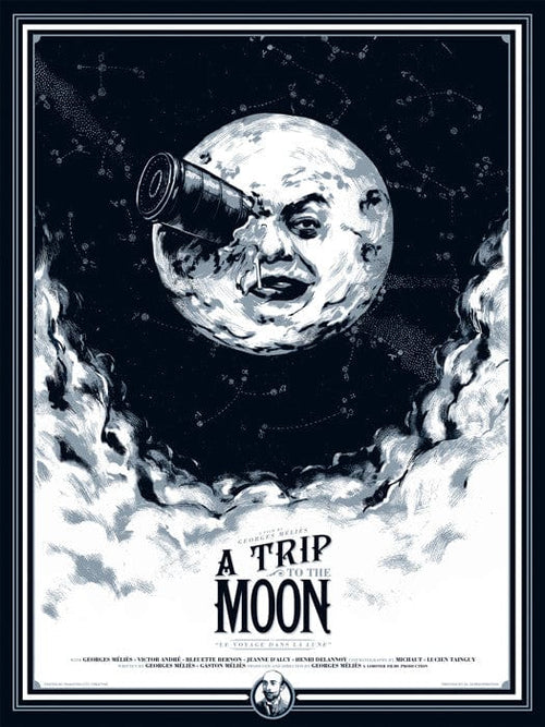 A Trip to the Moon Phantom City Creative poster