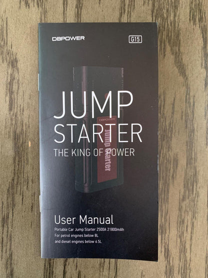 A6142, Car Battery Jump Starter 2500A 21800mAh  power bank Jumper   &