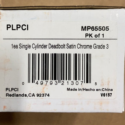 A6826, Single Cylinder Deadbolt Door lock with 2 key  MP65505 .C24.&