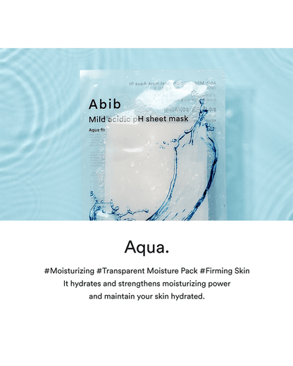 Abib Mild Acidic pH Sheet Mask #Aqua Fit