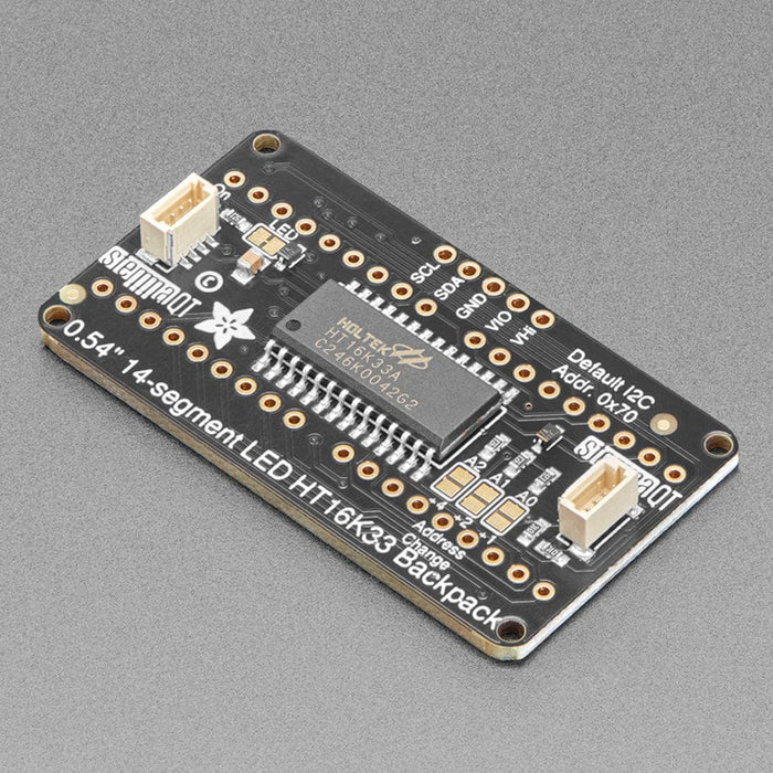 Adafruit 14-segment LED Alphanumeric Backpack - STEMMA QT by Adafruit - The Pi Hut