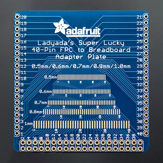 Adafruit Multi-pitch FPC Adapter - 40 Pin 0.5/0.6/0.7/0.8/1.0mm by Adafruit - The Pi Hut