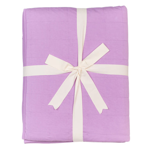 Purple Adult Quilted Blanket in Poi 1.0