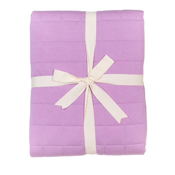 2.5 Adult Quilted Blanket in Poi Purple