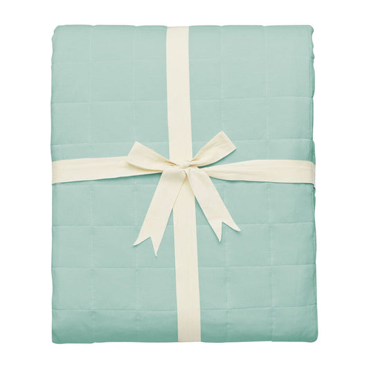 Kyte Baby Adult Quilted Blanket in Sage 2.5