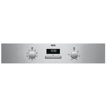 AEG BCX23101EM 59.4cm Built In Electric Single Oven Stainless