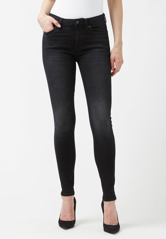 Buffalo Women Jeans Black Denim Denim Pants Stretch