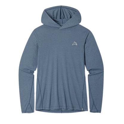 AllTrails x Stio Men's Divide Hooded Pullover - Stormy Weather Heather Midlayer Stio