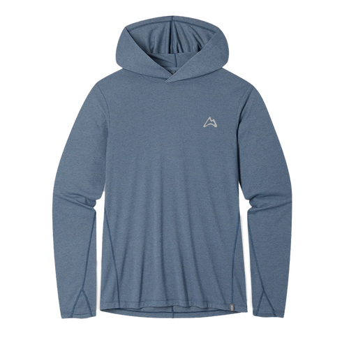 AllTrails x Stio Men's Divide Hooded Pullover - Stormy Weather Heather Midlayer Stio