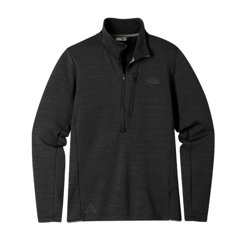 AllTrails x Stio Men's Glide Power Stretch Half Zip - Abyss Heather Midlayer Stio