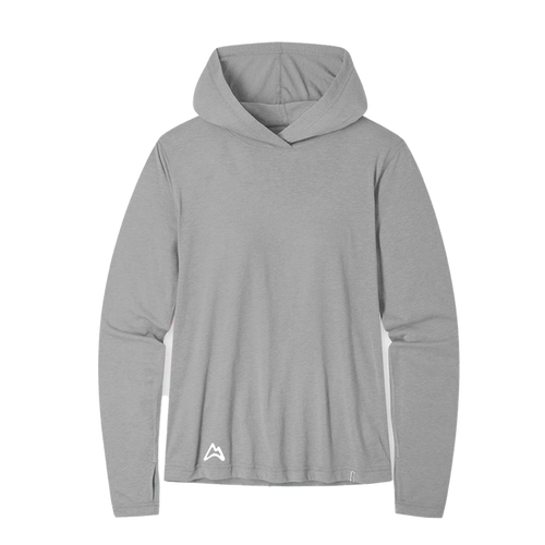 AllTrails x Stio Women's Divide Hooded Pullover - Moon Dust Heather Midlayer Stio