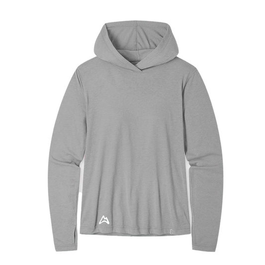 AllTrails x Stio Women's Divide Hooded Pullover - Moon Dust Heather Midlayer Stio