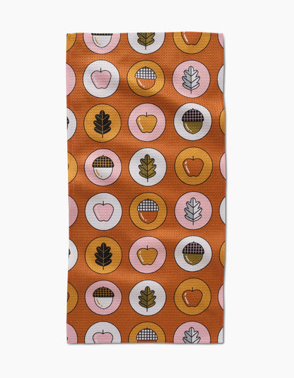 Apples Acorns Bar Towel - The Preppy Bunny
